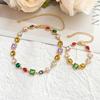 Spring/Summer Colorful Diamond Choker - Women's High-End, Versatile Design Clavicle Necklace