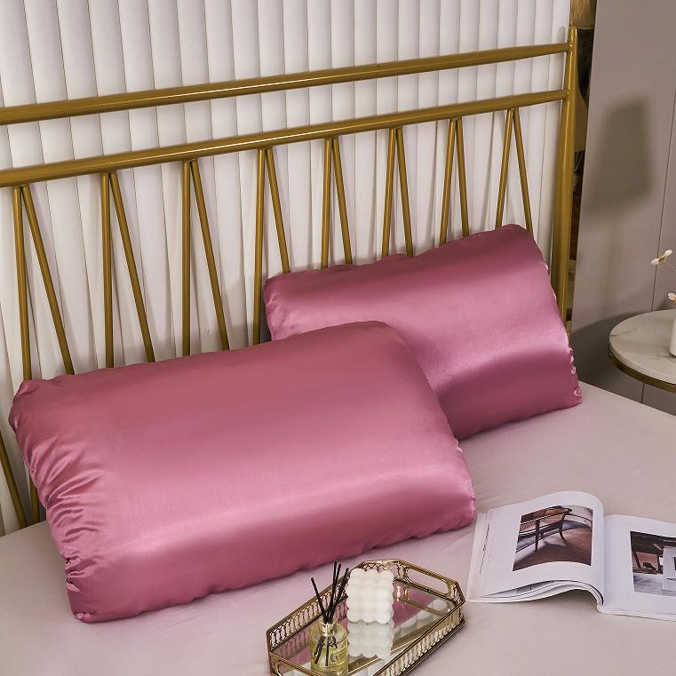 Наволочка из искусственного шелка на резинке - Доступны разные цвета