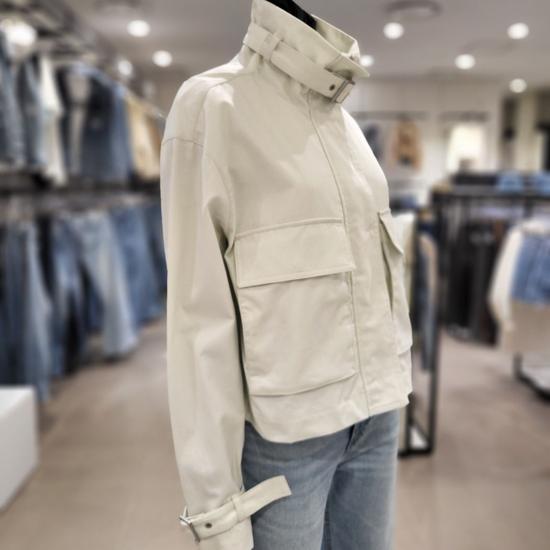 Women's Cotton Utility Short Jacket (J223030-CGA)