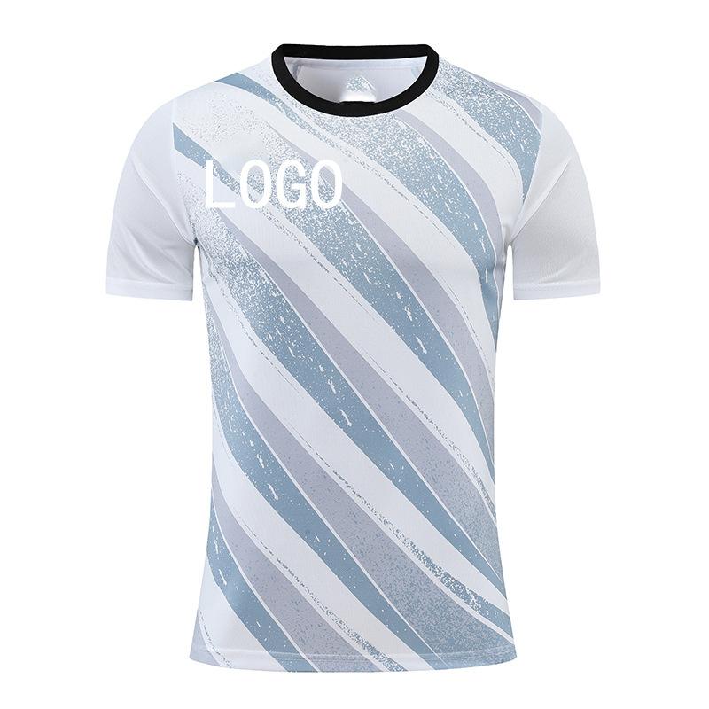 Carl M football jersey men's game training team jersey short-sleeved top quick-drying breathable casual sports adult T-shirt