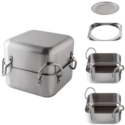 ErnestTempura Pot Square [Сковорода для жарки, кастрюля для масла и сетка для жарки в одном][Ручка не занимает много места, масло поворачивается квадратом] IH, бренд б/у A-78063
