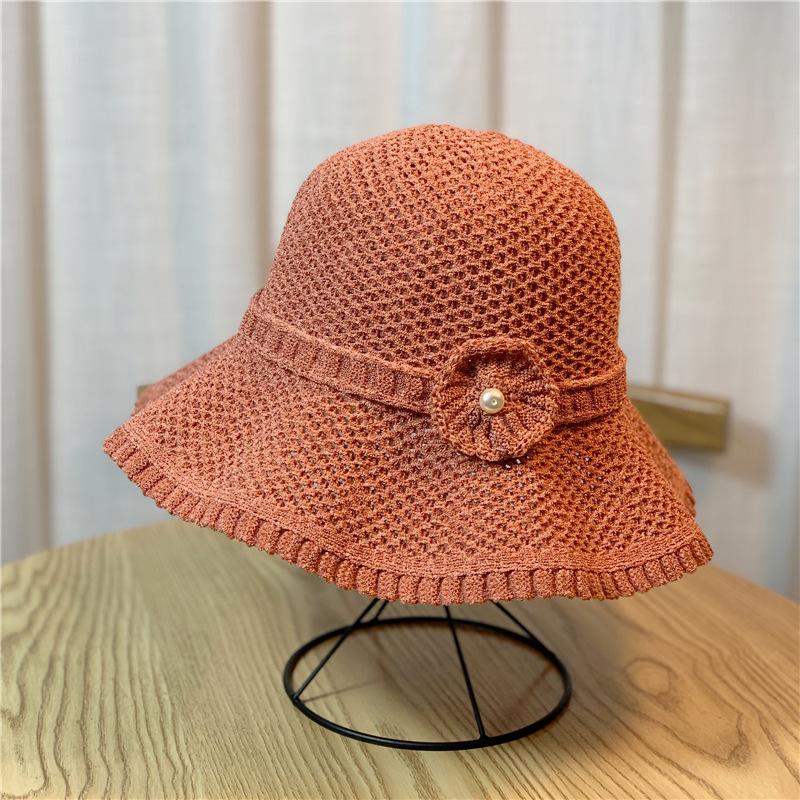 European and American fisherman hats for women, spring and summer sun protection, Korean and Japanese style, foldable, breathable, stylish bucket