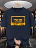 Summer Unisexs Pure Cotton Vintage Retro Cassette Tape Print Tshirt Casual Stylish Loose And Breathable Suitable For Everyday Wear