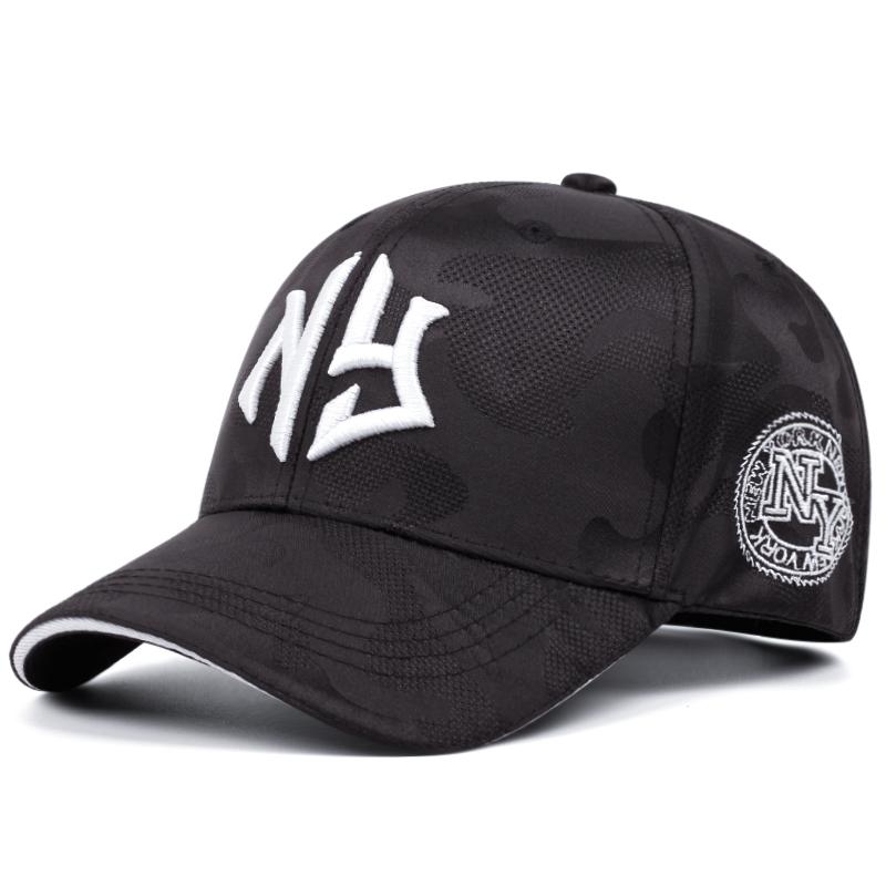 Fashion NY Three-dimensional Embroidery Baseball Hat Men Women Summer Sunscreen Cap Adjustable Bone Hat Snapback Hat