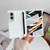 Чехол-пенал с ощущением кожи для Samsung Galaxy Z Fold 8 Ultra Fold7 6 5 4 3 Широкий Тонкий Держатель для ручки Защитная пленка для экрана Чехол