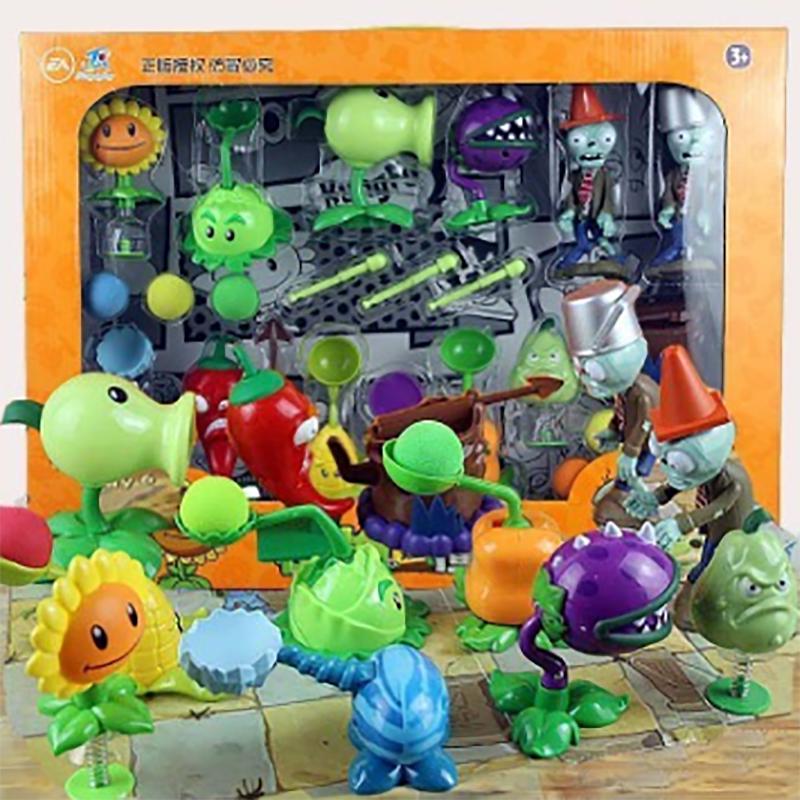Увлекательный игровой набор Plants Vs Zombies с яркими мини-фигурками для детей