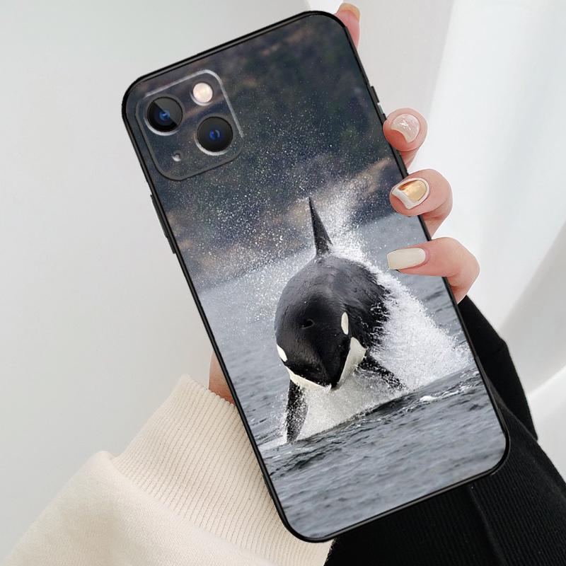 Чехол для телефона Косатка Орка Для iPhone 17 Pro Max 14 13 12 11 15 16 Pro Max mini 15 16 Plus 16e 17 Air Cover