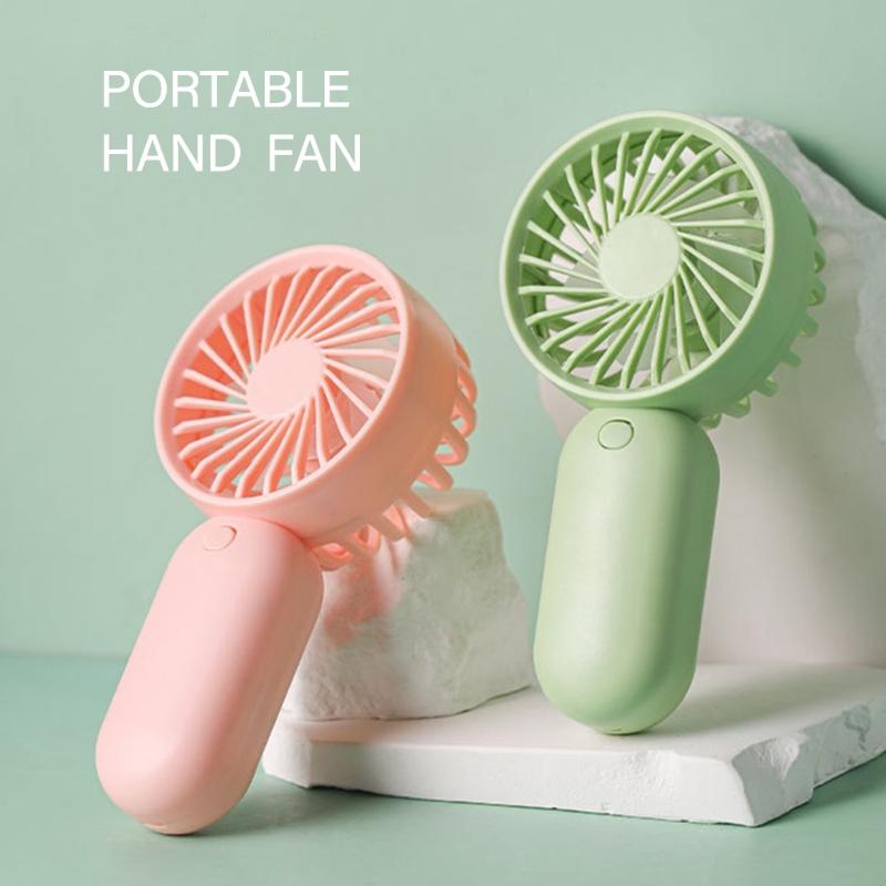 AM4 Battery Operated Powerful Handheld Fan Portable Small Lightweight Makeup Fan for Girl Women Indoor Outdoor