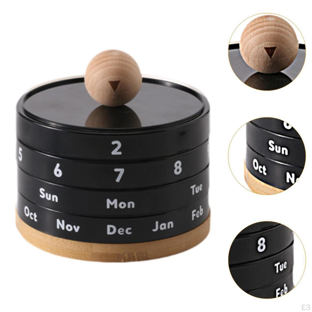 Календарь Аксессуар Офис Многоразовый Творческий Арт Ротари для Дымохода в Школе Дома