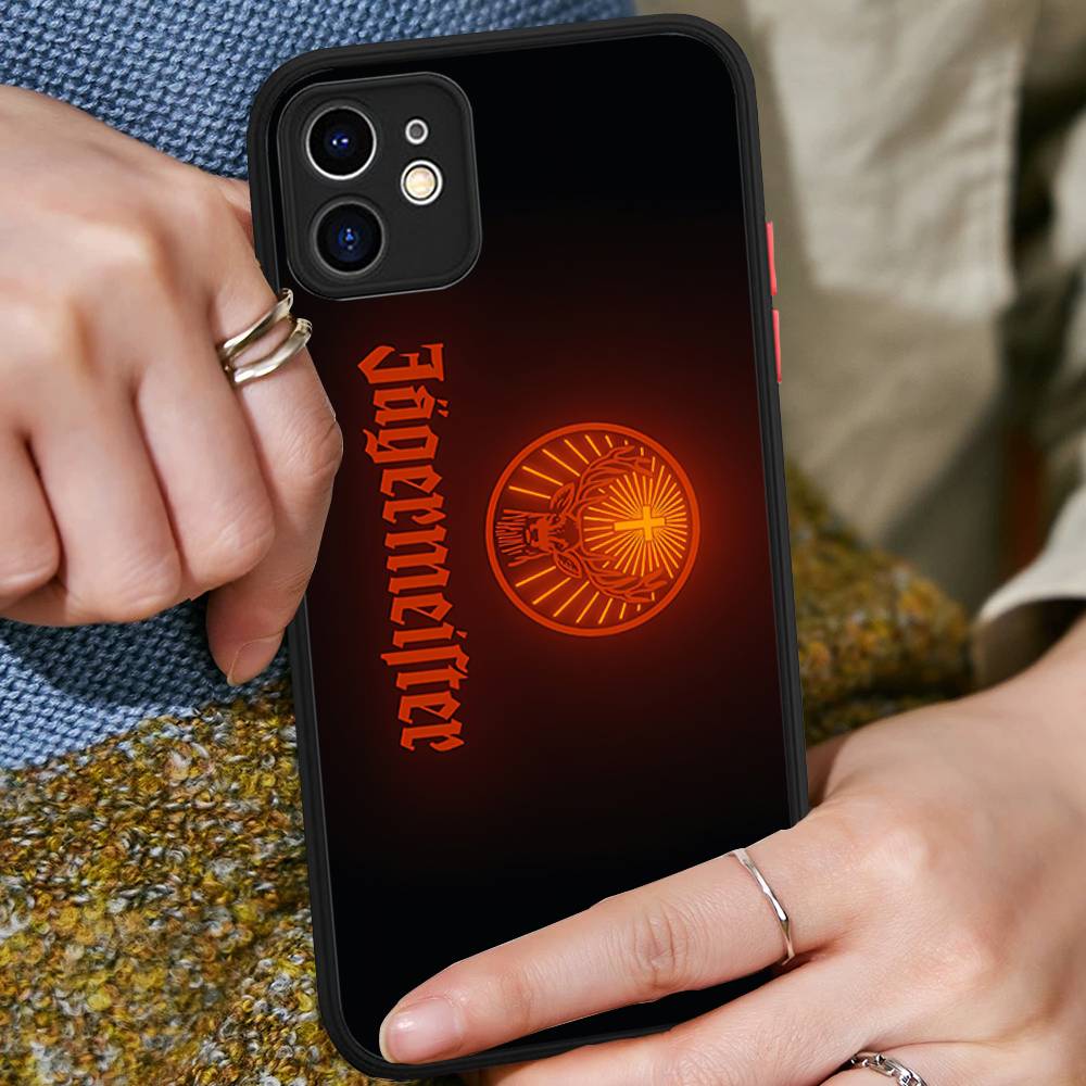 Hot J-JaegermeisterS Phone Case For iPhone 16 15 14 11 12 13 Pro Max Plus 12 XS Max Back Cover Matte Case