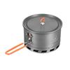 1.5/2.1L Outdoor Camping Traveling Hiking Heat Collection Pot Cooking Tableware