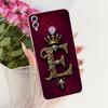 Чехол для Honor 8X Прозрачный Роскошная Корона Модный Буквы от А до Я 2D Рисованный Мягкий Корпус Для Honor JSN-L42 JSN-L22 JSN-L23 Чехол