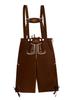 Men's Bavarian Oktoberfest Lederhosen with Plaid Shirt - Plus Size Available