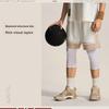 Li Ning Wade Series Spliced Mid Waist Drawstring Straight Leg Sports Shorts Men shorts Off-White Brown AAPU061-3