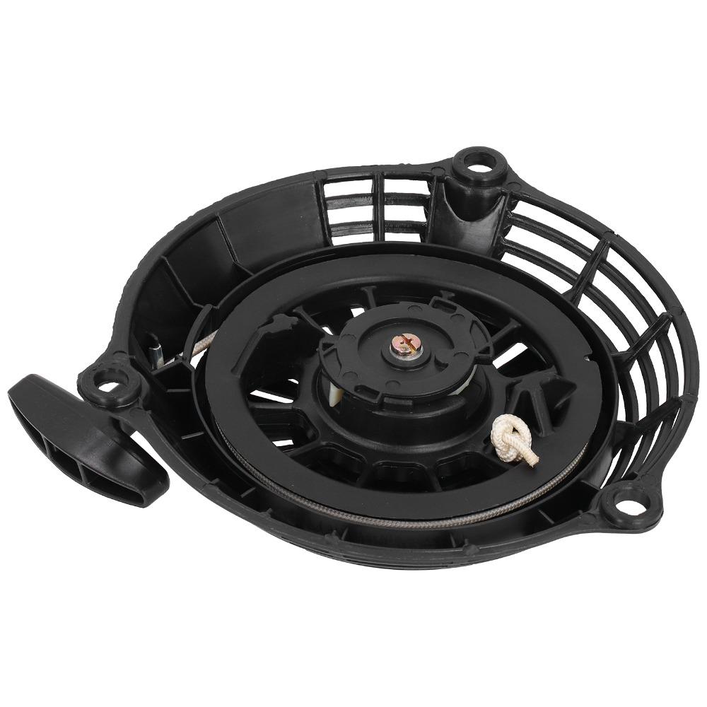 Black Recoil Starter Assembly Replacement Part Lawn Mower Replacement Lawn Mower Engine
