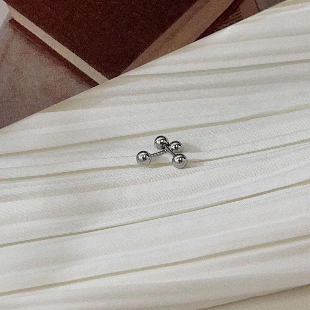 Элегантные маленькие циркониевые серьги-каффы: Серебро 925 пробы для женщин, способствующее здоровому сну