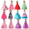 30cm Doll Clothes Wedding Dress Princess Train Skirt Evening Dress Girl Toy