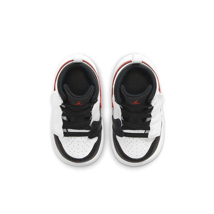 Jordan Air 1 Mid Alt Черно-белые Panda Нескользящие Амортизирующие Прочные Легкие Ботинки Средней Высоты для Ходьбы Детская обувь AR6352-075