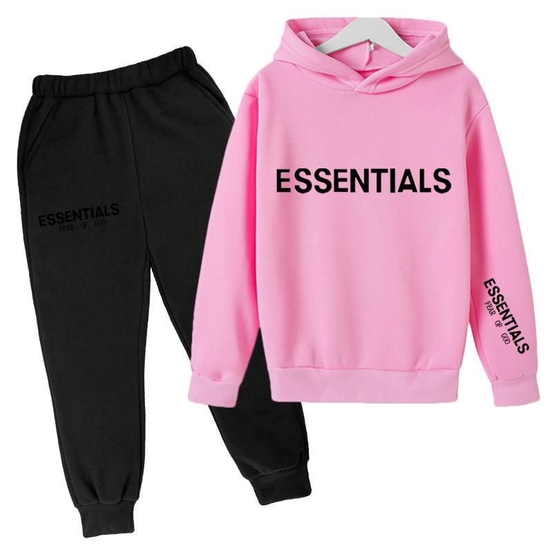 FEAR OF GOD Duplex Essentials Children's Suit Chest Hot Printing Children's Hoodie T