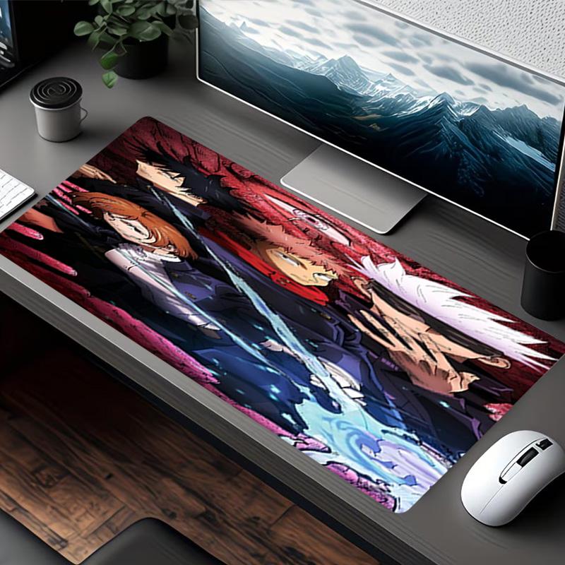 Jujutsu Kaisen Print Mouse Pad, for Keyboard Pad Laptop PC Mat for Office Home Use, Desk Decor, Perfect Birthday Gift for Gamers
