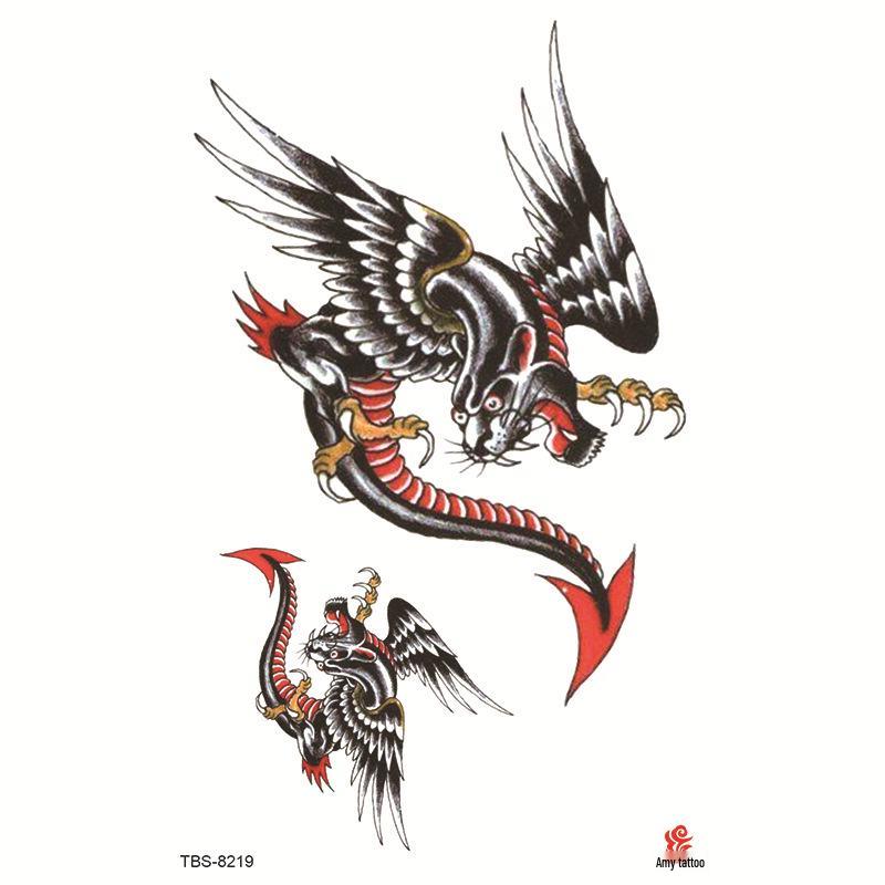 Водонепроницаемый набор тату-наклеек на всю руку с тотемными символами