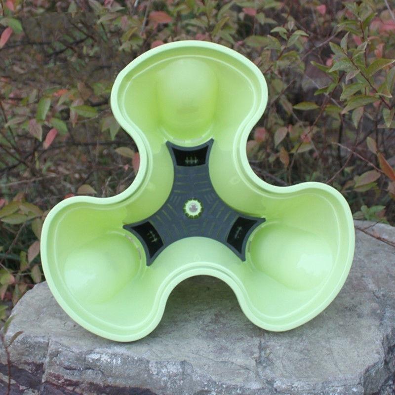 1 шт., штабелируемый пластиковый цветочный горшок, ваза для растений, держатель для детских горшков, 5 цветов, домашний сад, балкон