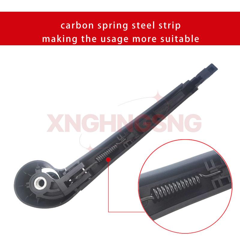 For Morris Garages MG Astor Car Rear Wiper Blade Rocker for Bracket Natural Rubber Boneless Wipers Defogging Glass Cleaning