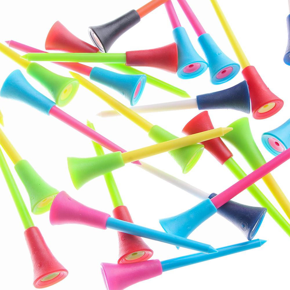 Durable 50 PCS/lot 83mm Golf Tees Outdoor Sports Golf Accessories Rubber Cushion