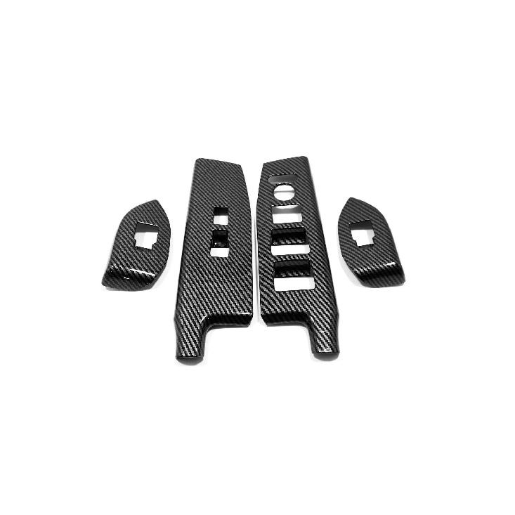 For Honda Odyssey 2024 Car Door Armrest Glass Button Trim Window Switch Panel Covers Stickers Accessories Decoration