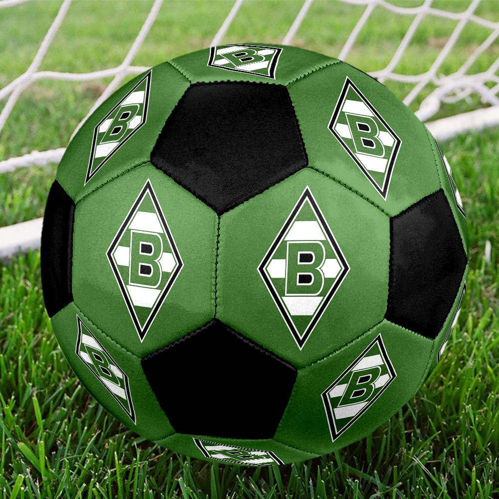 Borussia Indoor Soccer Ball Colorful Machine Stitched PVC Size 5 Team Training Competition Ready Durable High-Bounce Cool Sports Gift