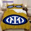 Inter Milan Emblem Stripes Three-piece set (1 * duvet cover + 2 * pillowcase, without core) Soft and comfortable Duvet cover and pillowcase