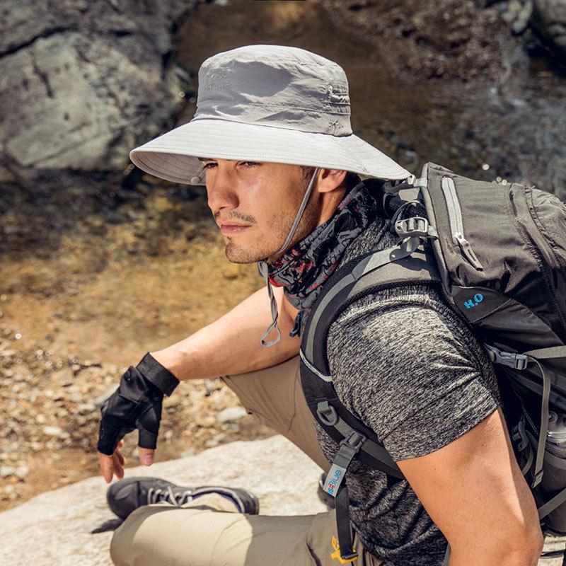 Мужская дышащая шапка с защитой от ультрафиолета для рыбалки и походов