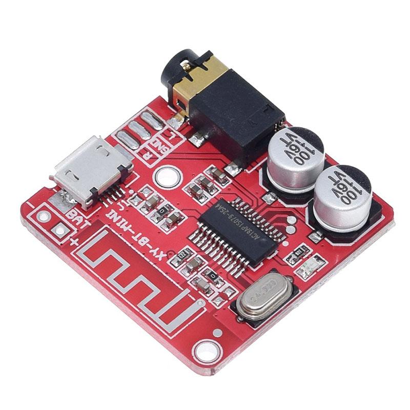 XY-BT MP3 Bluetooth Decoder Board Bluetooth 4.1 Lossless Stereo Audio Receiver Module 3.7V-5V Micro USB Car Speaker Modification Amplifier Board