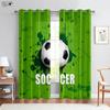 Крутые Вода и Огонь Футбол Горячая Кровь 3D-принтованные Шторы Подходят для Спальни Гостиной Киберспортивные Декоративные Шторы 2 ШТ