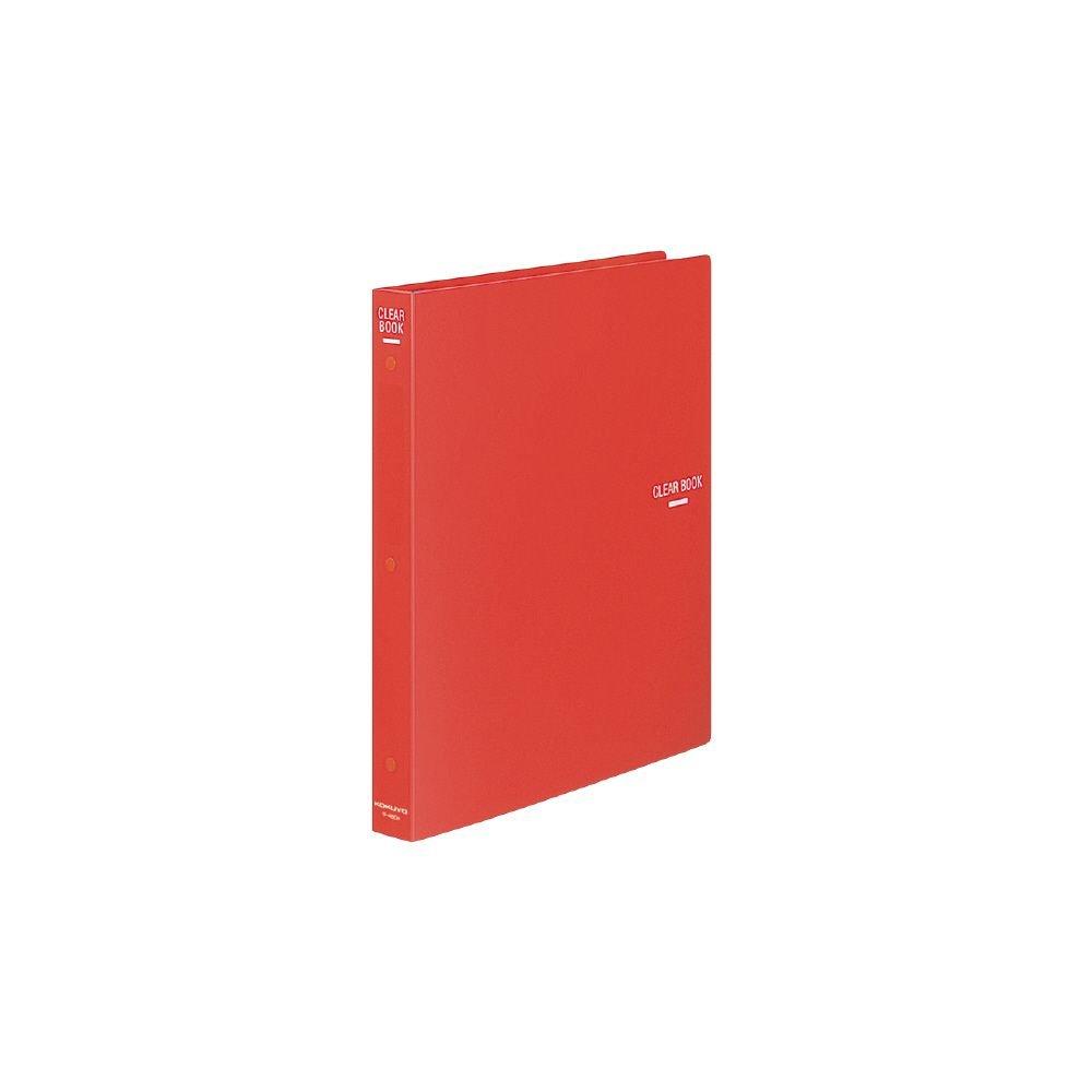 KOKUYO Clear Book A4 Vertical 23 Replacement Paper Type 30 Pockets Red Purchase Set of 3 La-460R [Bulk Books]