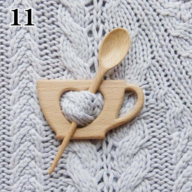 25 стилей, застежка, заколка для шали, брошь, булавка с деревянным рисунком животного, сделай сам, забавное милое ремесло