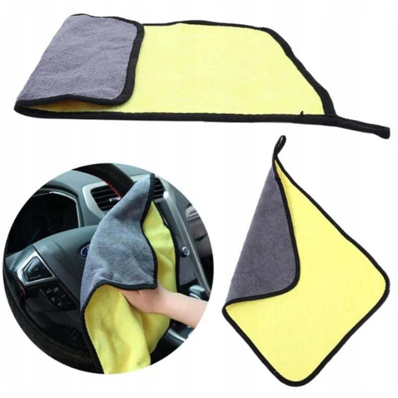 Microfiber car wash and drying cloth
