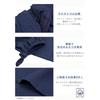 Kyoetsu Men's Samue Traditional Clothing Large Size Summer Winter Blue