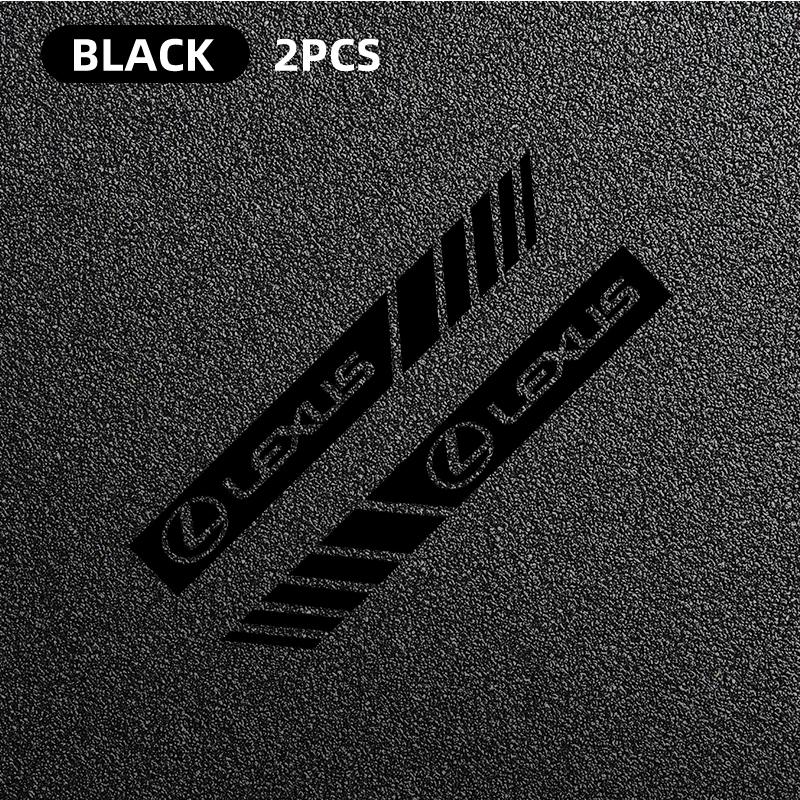 2PCS Car Rearview Mirror Logo Sticker Vinyl Film Decoration Decals for Lexus ES300 RX330 RX300 GS300 IS250 IS200 CT200h NX RX