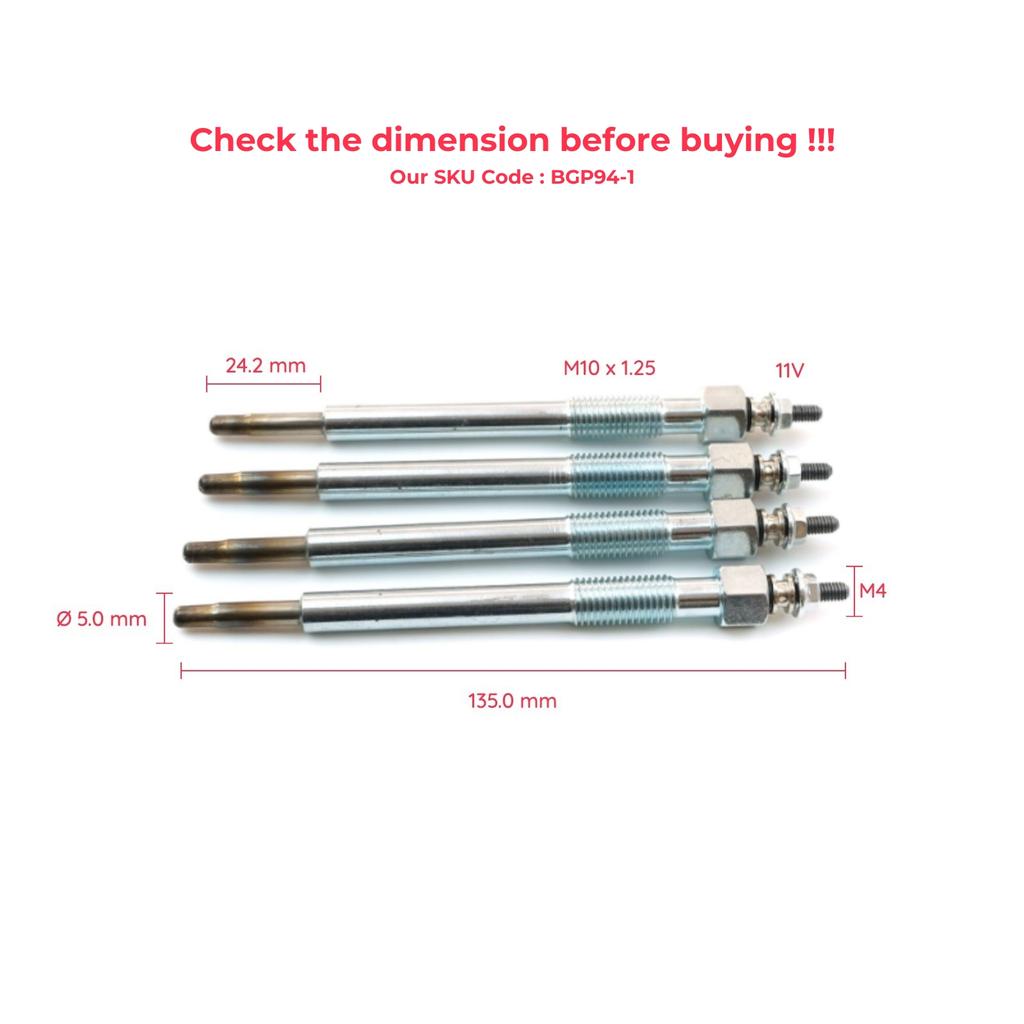 Для Opel Signum Vectra C Renault Espace Vel Satis Avantime Saab 9-5 3,0 BGP94-1 4X дополнительный нагреватель свечей накаливания 11 В 7701057806