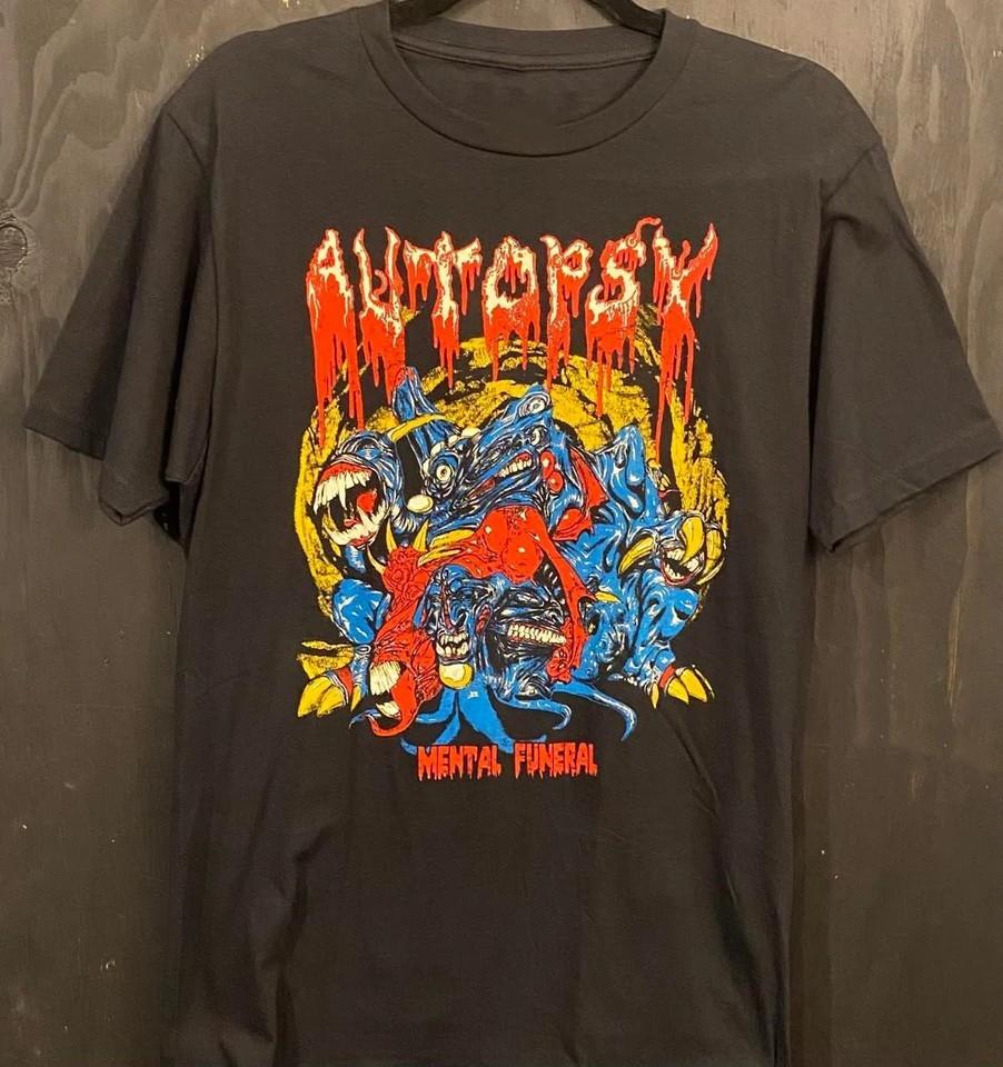 AUTOPSY Mental Funeral Unisex Black shirt Full size E194