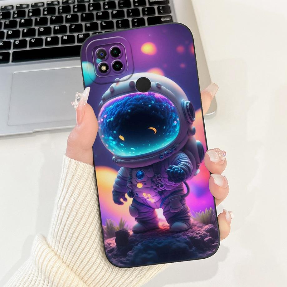 Для Xiaomi Redmi 9 9Prime 9A 9AT 9C NFC 9T 9 Power Чехол Мягкий Силиконовый Корпус Готический Стиль Мультяшный Панда Цветок Задняя Крышка