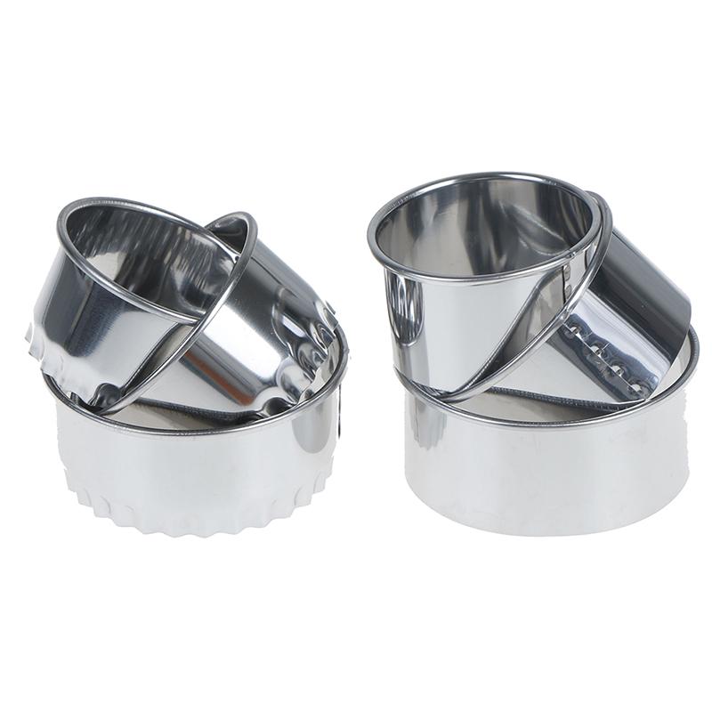 3 шт. Круглый/В форме цветка Инструмент для резки теста Нержавеющая сталь Резак для пельменей