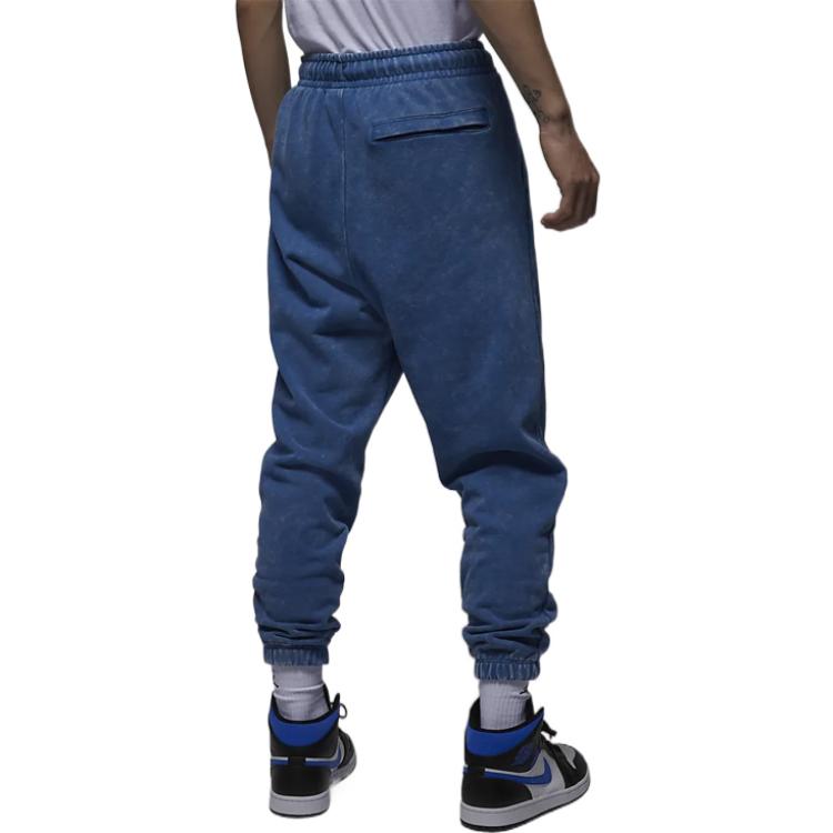 Jordan Брюки из флиса Essential Statement, мужские брюки, однотонные, синие, DR3090-485