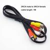 1 м Аудио Видео Кабель 2 3 RCA Мужской к 2 3 RCA Мужской Женский Штекер Стерео к 2RCA 3RCA Гнездо AV Адаптер Соединительный шнур Медиа