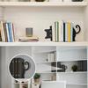 Metal Animal Bookends Black Cat/Reindeer/Dragon Book Ends for Home Office Bookshelf Desk Decor Cute Book