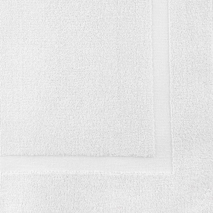 Cotton Bath Mat 800 Gr/m2 50x80 Cm LAGUNE White, by Soleil D'ocre