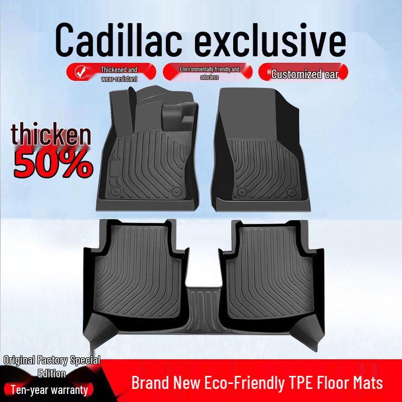 Коврики для пола из ТПЭ для Cadillac ATSL, XT4, XTS, CT6, XT5, CT5, XT6