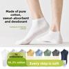 Men's Spring and Summer Cotton Boneless 7A Antibacterial Deodorant Sweat Absorption Breathable Heel Socks