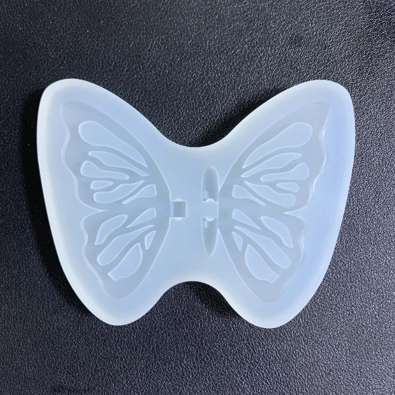 Crystal Drop Glue Aromatherapy Gypsum Abrasive Three-dimensional Big Butterfly Ornaments Pendant Silicone Mold